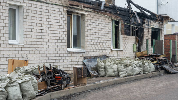 Professional Smoke Damage Removal technician working in Chisago City, MN